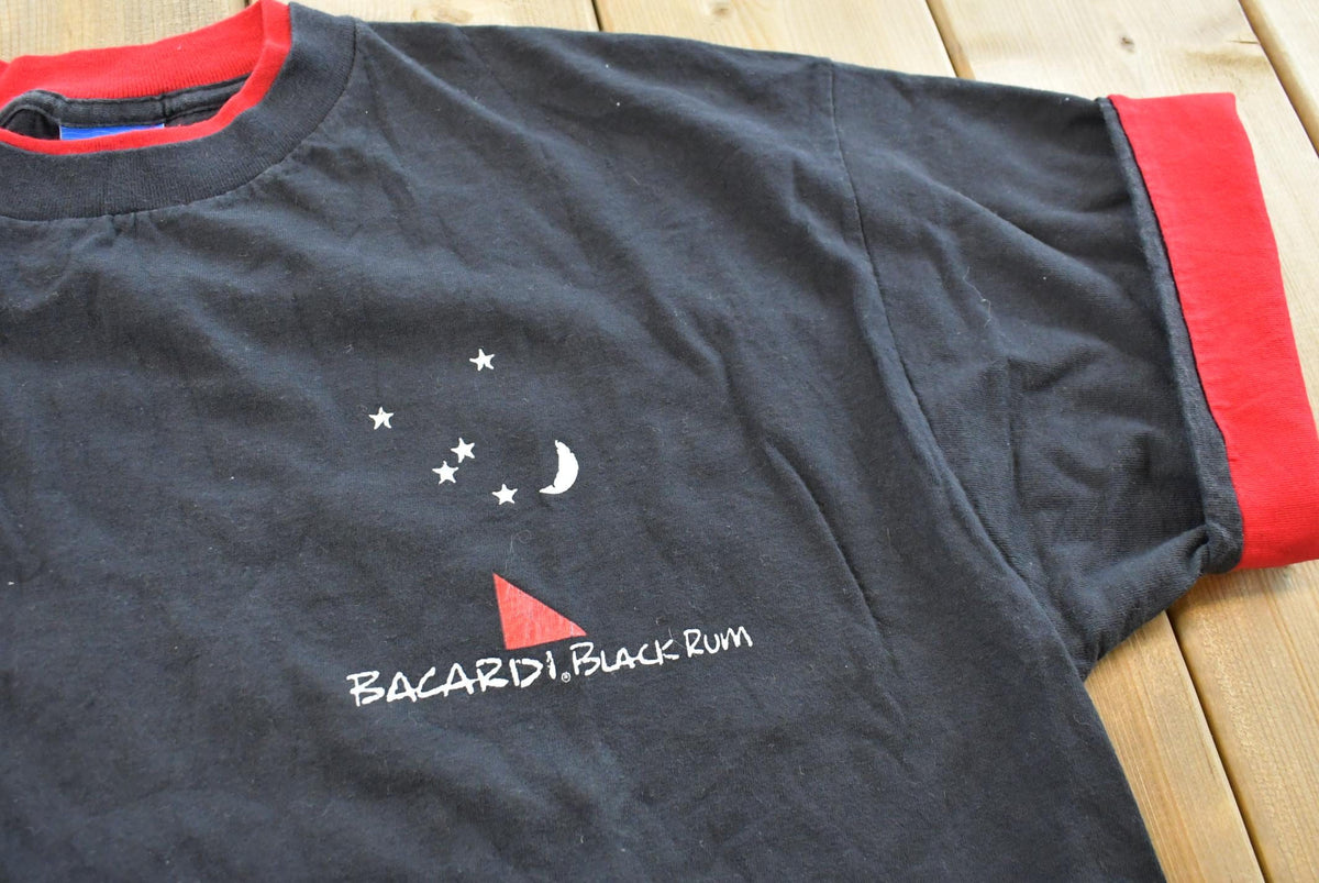 Vintage 1993 Bacardi Black Rum Baltimore Promo Single Stitch T-Shirt Mens XL from propervintagecanada