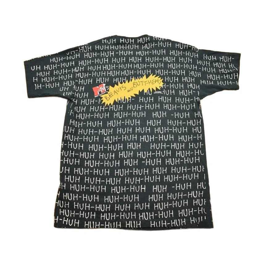 Vintage 1993 Beavis And Butthead MTV All Over Print T-Shirt from propervintagecanada