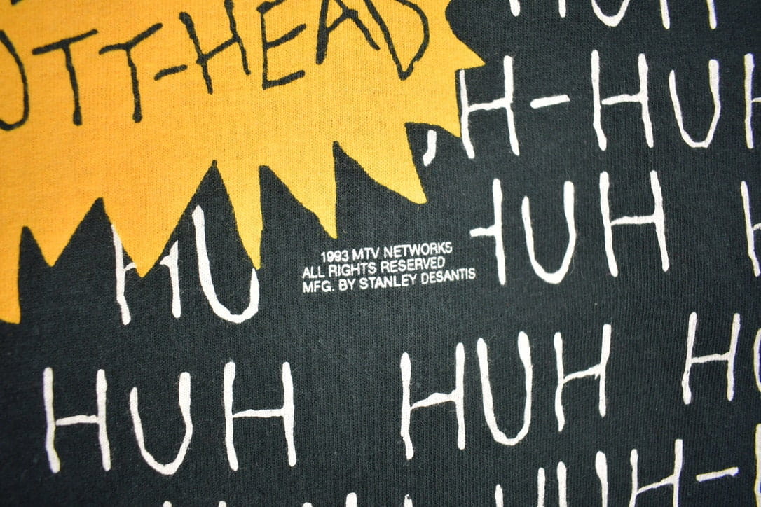 Vintage 1993 Beavis And Butthead MTV All Over Print T-Shirt from propervintagecanada