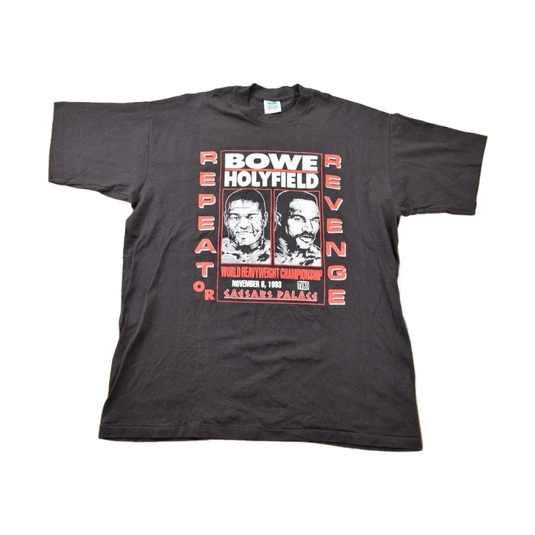 Vintage 1993 Bowe Vs Holyfield World Heavyweight Championship Promo T-Shirt from propervintagecanada