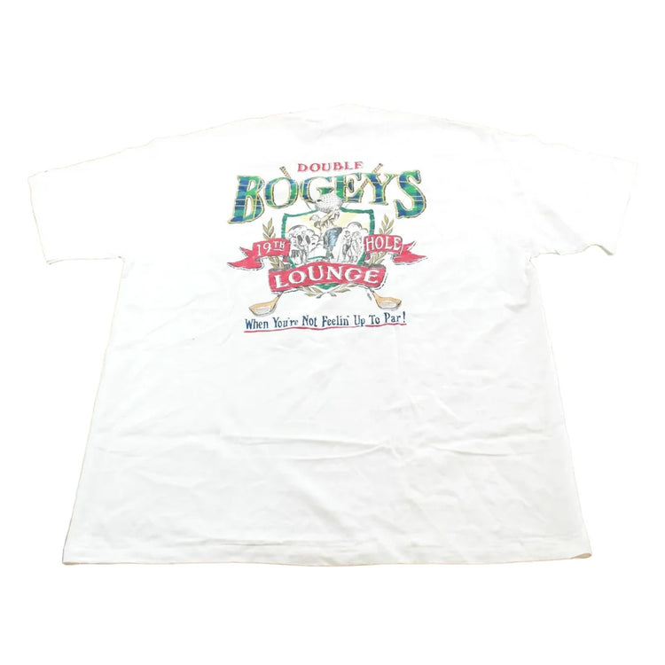 Vintage 1993 Double Bogey's 19th Hole Lounge Marthas's Vineyard Bar T-Shirt Men's 2XL from propervintagecanada
