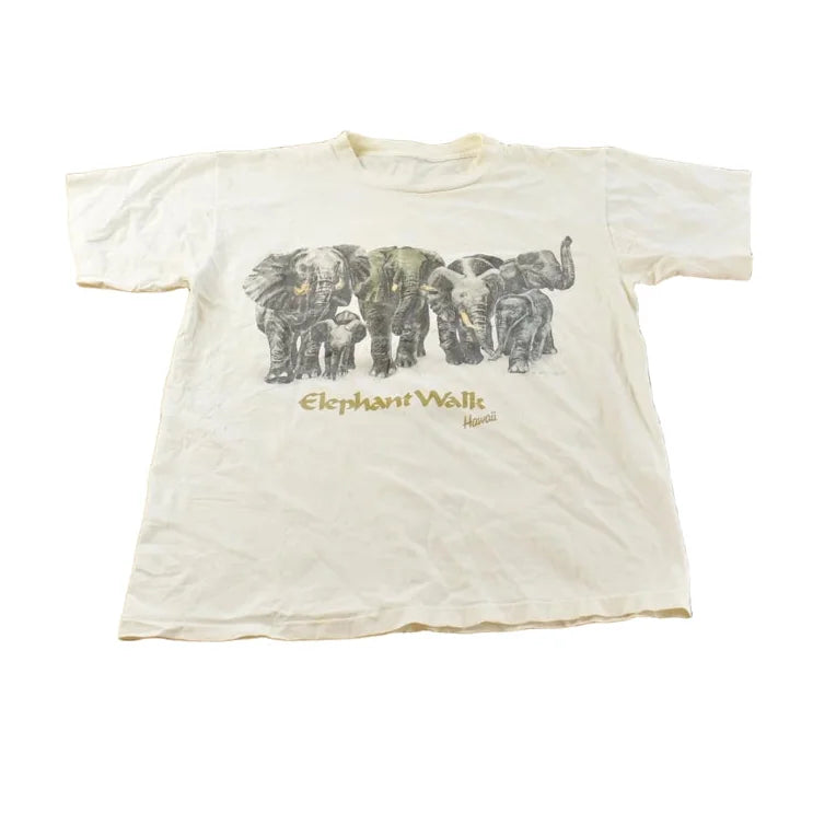 Vintage 1993 Elephant Walk Hawaii Souvenir T Shirt Mens L from propervintagecanada