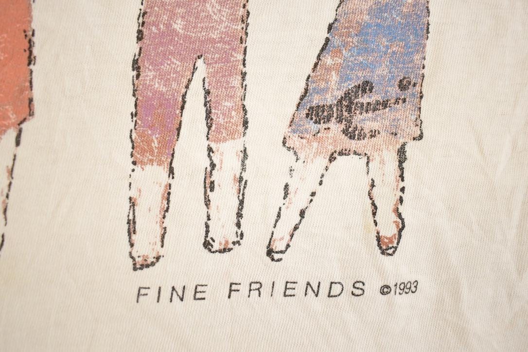 Vintage 1993 Fine Friends Souvenir Travel T-Shirt Womens M from propervintagecanada
