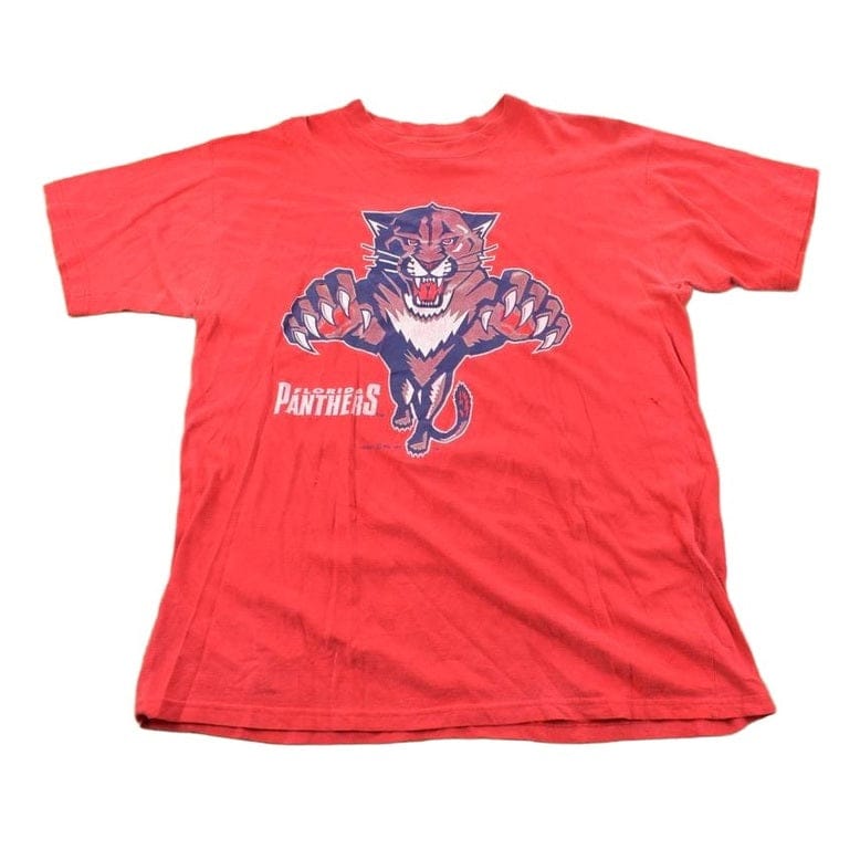 Vintage 1993 Florida Panthers NHL Graphic logo 7 T-Shirt Men's XL from propervintagecanada
