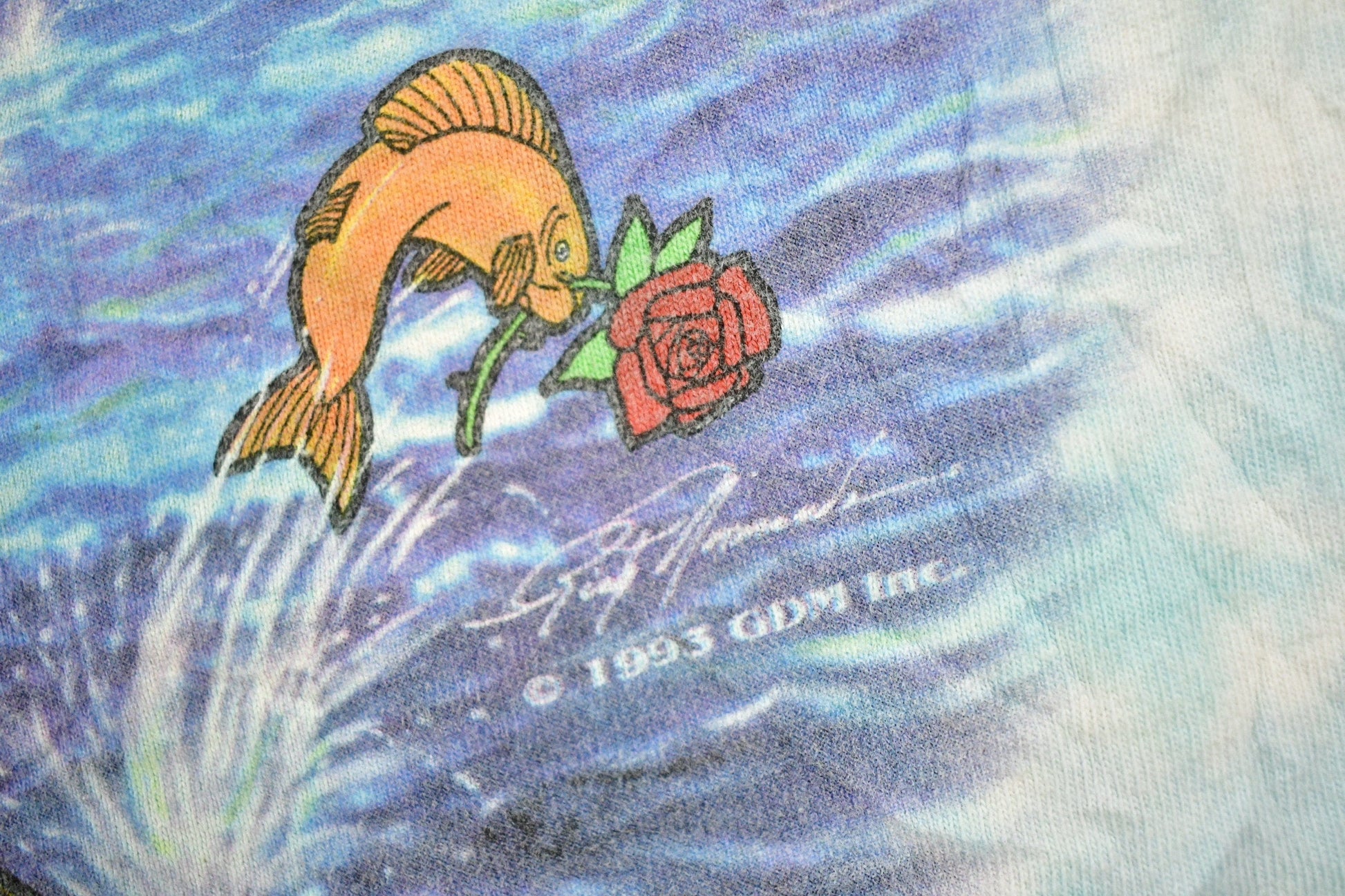 Vintage 1993 Grateful Dead Ship Of Fools All Over Print Pirate T-shirt Men's Large from propervintagecanada