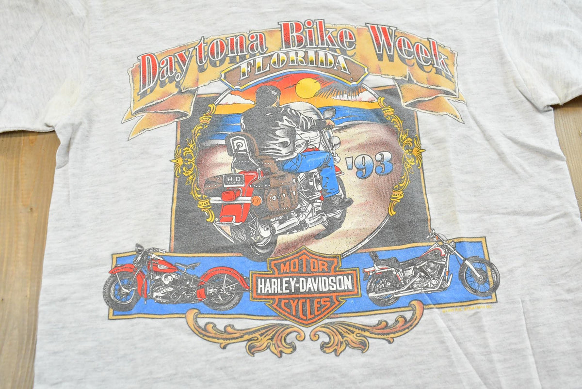 Vintage 1993 Harley Davidson Bike Week Daytona Beach T-Shirt Mens M from propervintagecanada