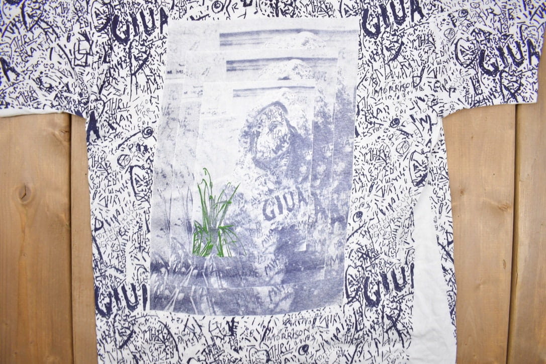 Vintage 1993 Jim Morrison lizard King All Over Print Graphic T Shirt Men's Large from propervintagecanada