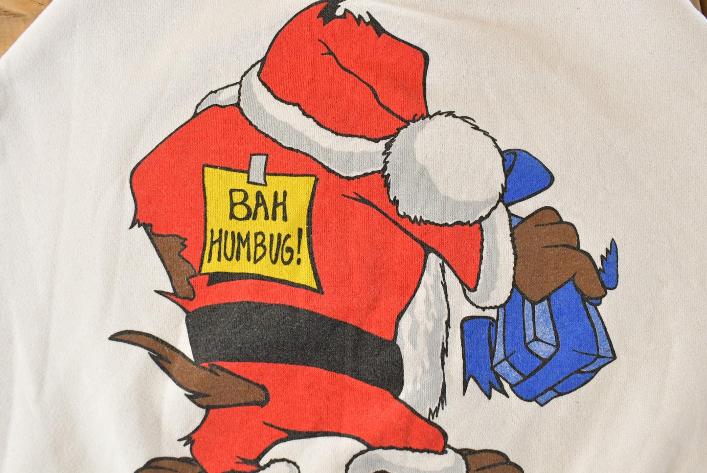 Vintage 1993 Looney Tunes Christmas Crewneck Sweatshirt Men's Large from propervintagecanada
