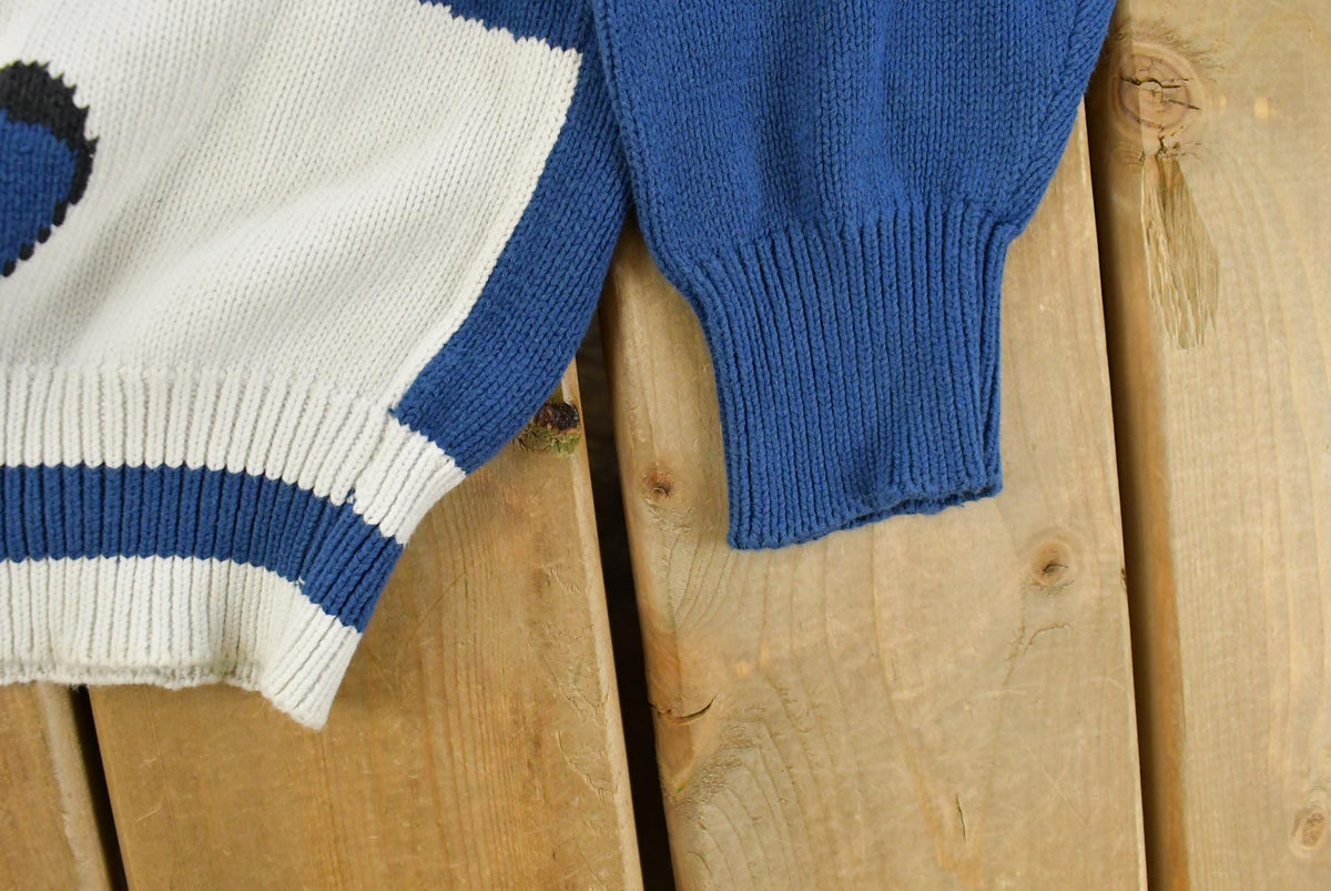 Vintage 1993 Looney Tunes Suicide Skier Knit Crewneck Sweater Men's S-M from propervintagecanada