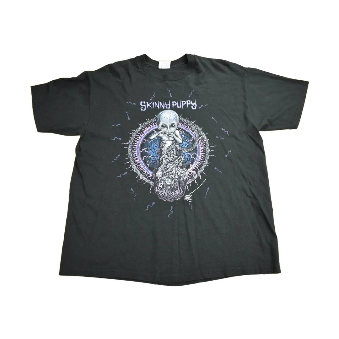 Vintage 1993 Skinny Puppy Band T-shirt Men's XL from propervintagecanada