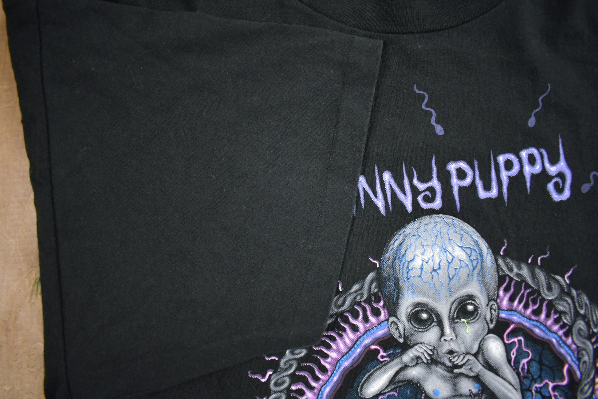 Vintage 1993 Skinny Puppy Band T-shirt Men's XL from propervintagecanada