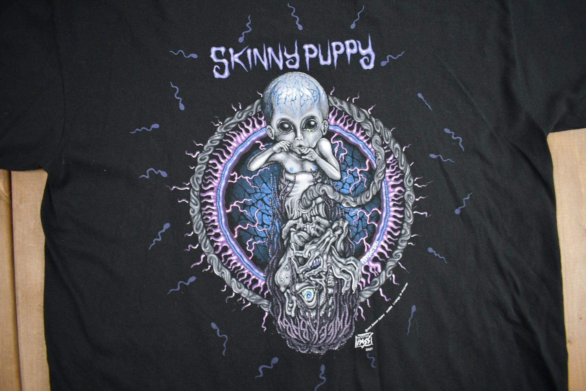 Vintage 1993 Skinny Puppy Band T-shirt Men's XL from propervintagecanada