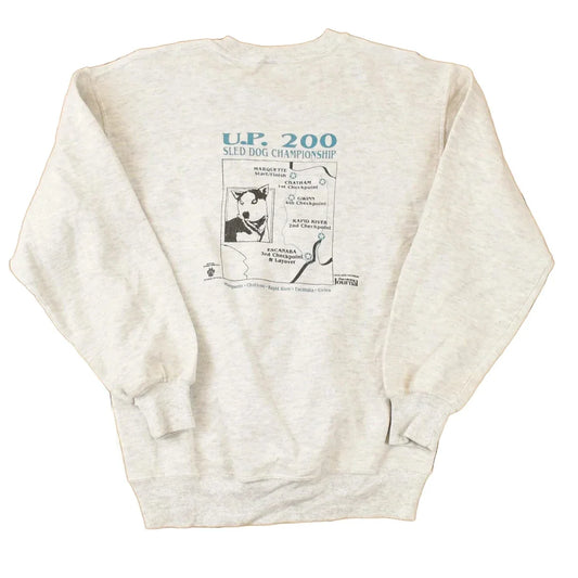 Vintage 1993 Sled Dog Championship Graphic Print Crewneck Sweatshirt Mens L from propervintagecanada