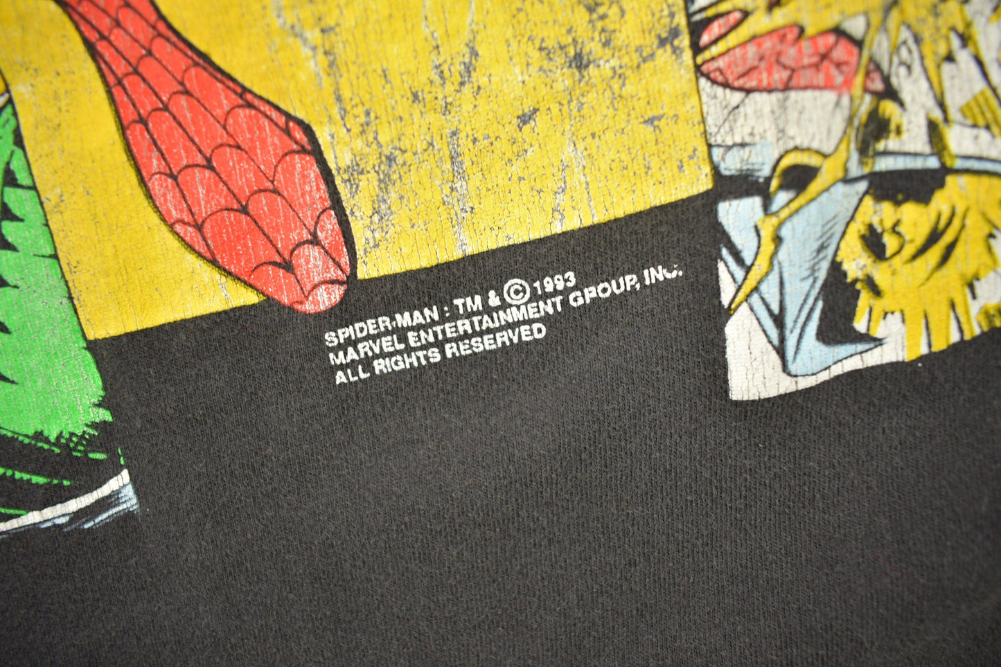Vintage 1993 Spiderman MARVEL Comics Comicbook Promo T-shirt Men's 2XL from propervintagecanada