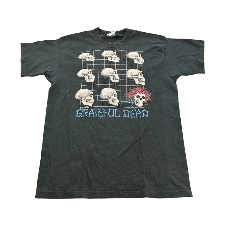 Vintage 1993 The Grateful Dead Evolution Long Strange Trip Liquid Blue Graphic T-Shirt Men's XL from propervintagecanada