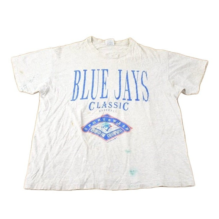 Vintage 1993 Toronto Blue Jays MLB Baseball Graphic T-Shirt Made In USA from propervintagecanada