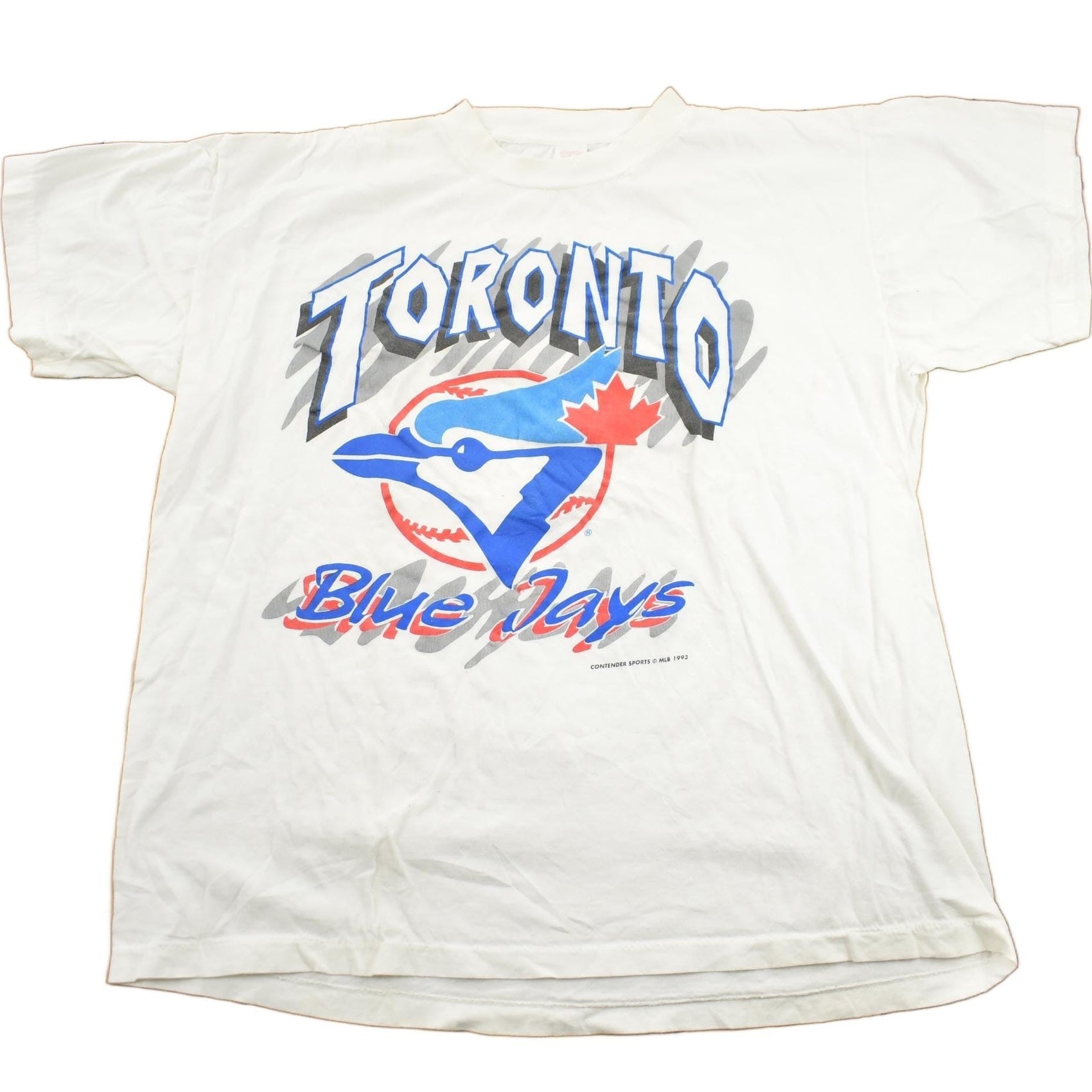 Vintage 1993 Toronto Blue Jays MLB World Series Championship T-shirt Men's Large from propervintagecanada