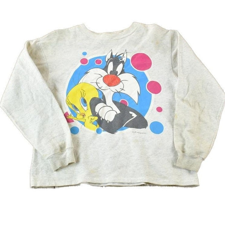 Vintage 1993 Warner Bros Sylvester And Tweety Bird Crewneck Women's S from propervintagecanada