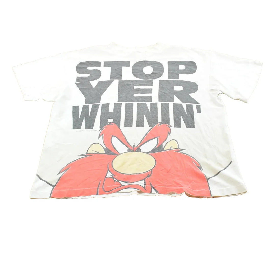Vintage 1993 Yosemite Sam Stop Your Whinin Cartoon T-Shirt Mens XL from propervintagecanada
