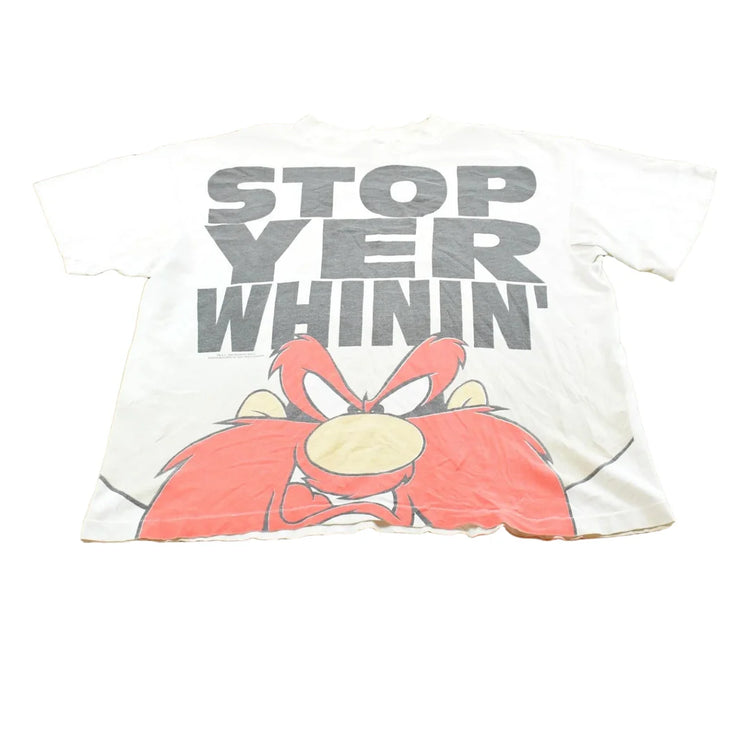 Vintage 1993 Yosemite Sam Stop Your Whinin Cartoon T-Shirt Mens XL from propervintagecanada