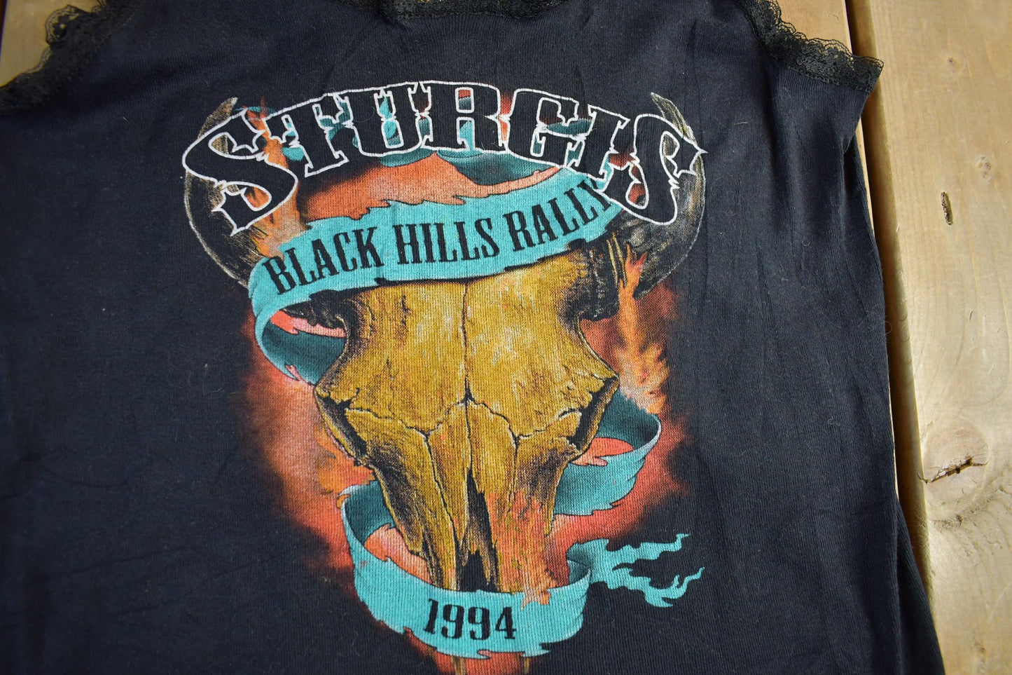 Vintage 1994 3D Emblem Sturgis Black Hills Rally Tank Top Womens Large from propervintagecanada