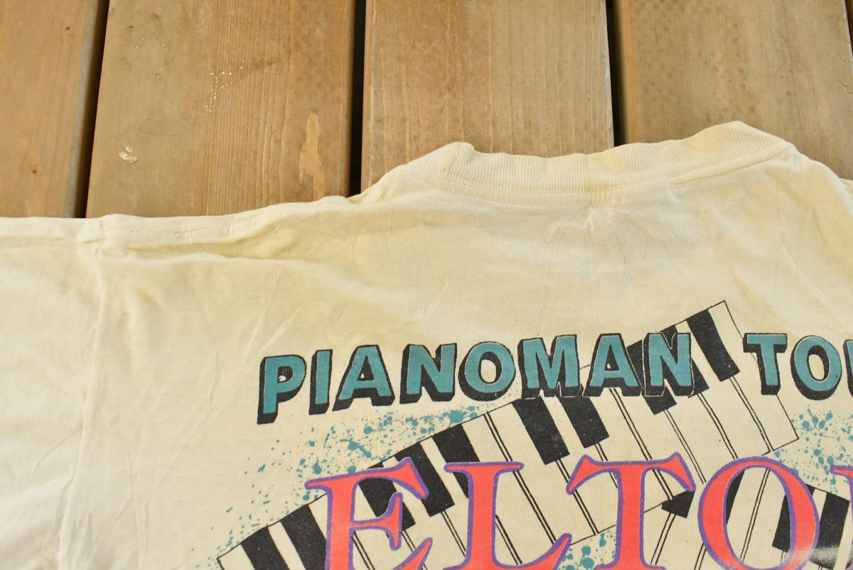 Vintage 1994 Billy Joel & Elton John Face to Face Tour Band T-Shirt Men's XL from propervintagecanada