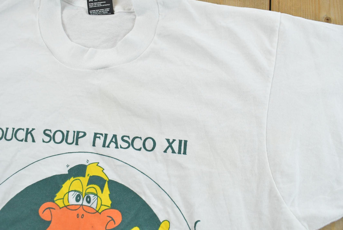 Vintage 1994 Duck Soup Fiasco 12 Funny Parody T-Shirt Men's M from propervintagecanada