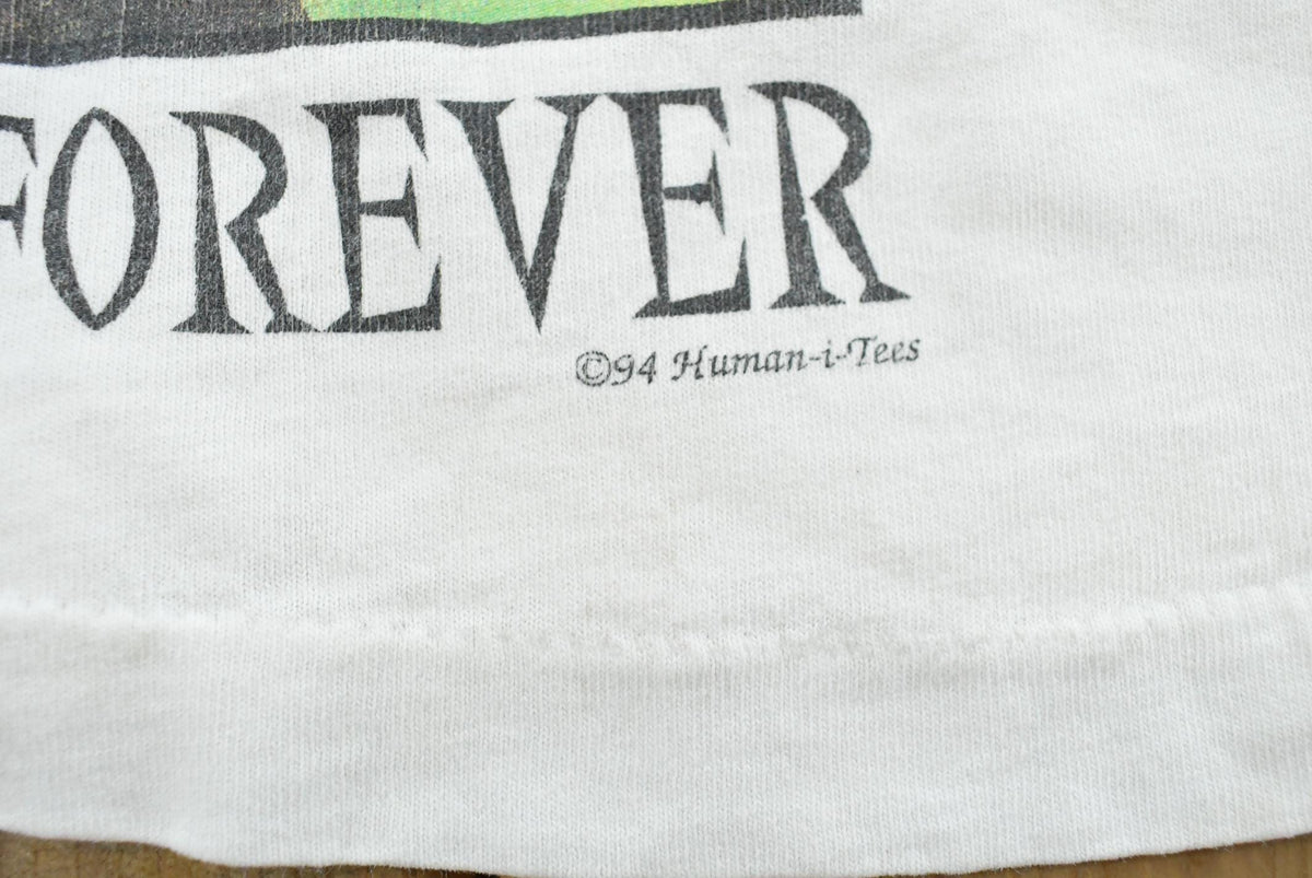 Vintage 1994 Extinction is Forever Dinosaurs T-Shirt Men's XL from propervintagecanada