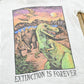 Vintage 1994 Extinction is Forever Dinosaurs T-Shirt Men's XL from propervintagecanada