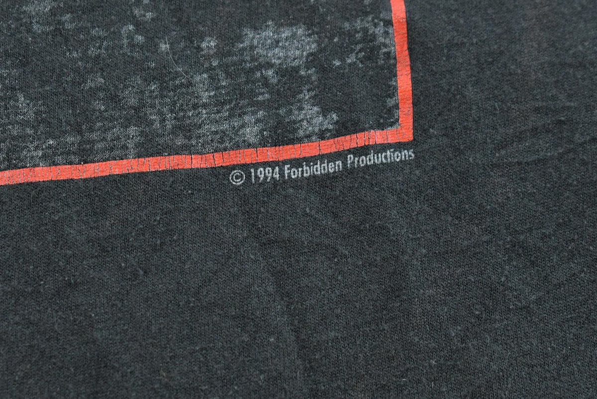 Vintage 1994 Forbidden Subject VHS CD-Rom Promo T-shirt Mens L from propervintagecanada
