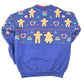 Vintage 1994 Gingerbread Man AOP Double Collar Christmas Graphic Print Crewneck Sweatshirt Women's S from propervintagecanada