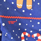 Vintage 1994 Gingerbread Man AOP Double Collar Christmas Graphic Print Crewneck Sweatshirt Women's S from propervintagecanada