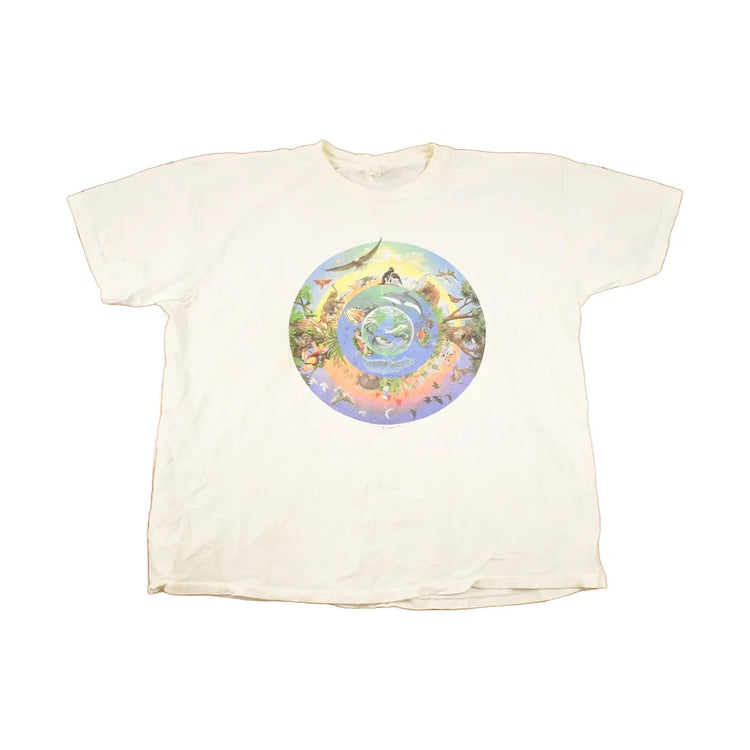 Vintage 1994 Human Tees Ecosport All The Animals Souvenir Travel T-Shirt Men's XL from propervintagecanada