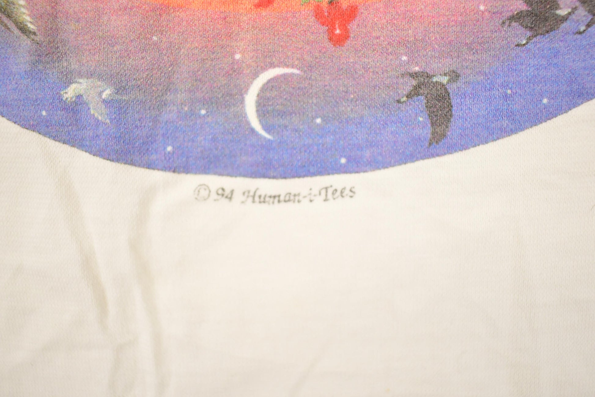 Vintage 1994 Human Tees Ecosport All The Animals Souvenir Travel T-Shirt Men's XL from propervintagecanada