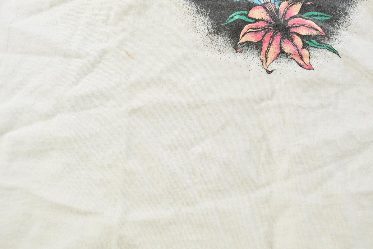 Vintage 1994 Jesus Christ Lily of the Valley Graphic T-Shirt Men's L from propervintagecanada