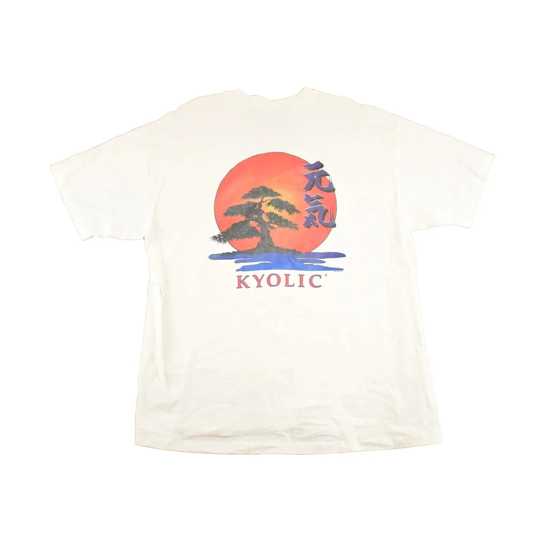 Vintage 1994 Kyolic Aged Garlic Souvenir Travel T-Shirt Mens L from propervintagecanada