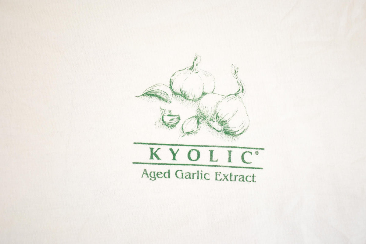 Vintage 1994 Kyolic Aged Garlic Souvenir Travel T-Shirt Mens L from propervintagecanada