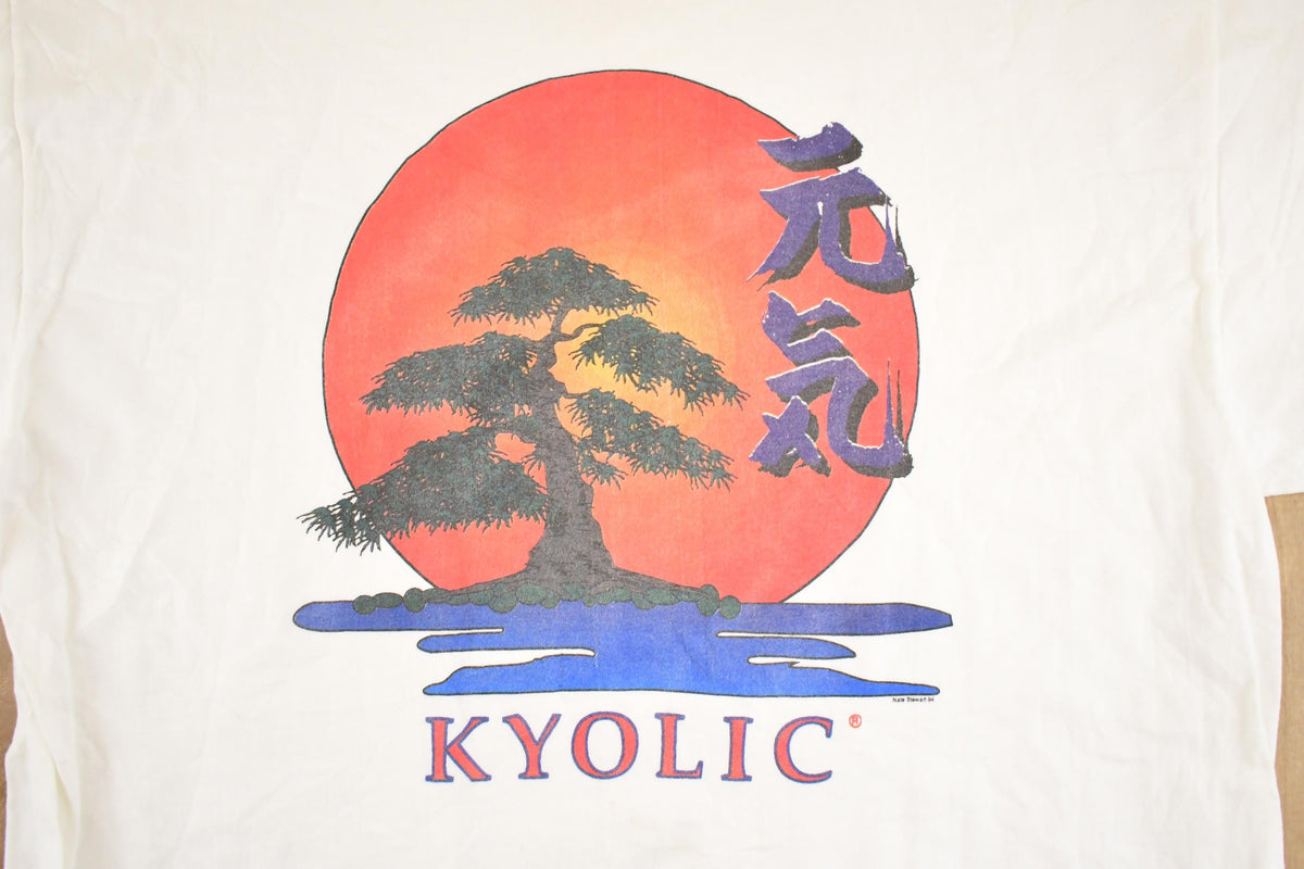 Vintage 1994 Kyolic Aged Garlic Souvenir Travel T-Shirt Mens L from propervintagecanada