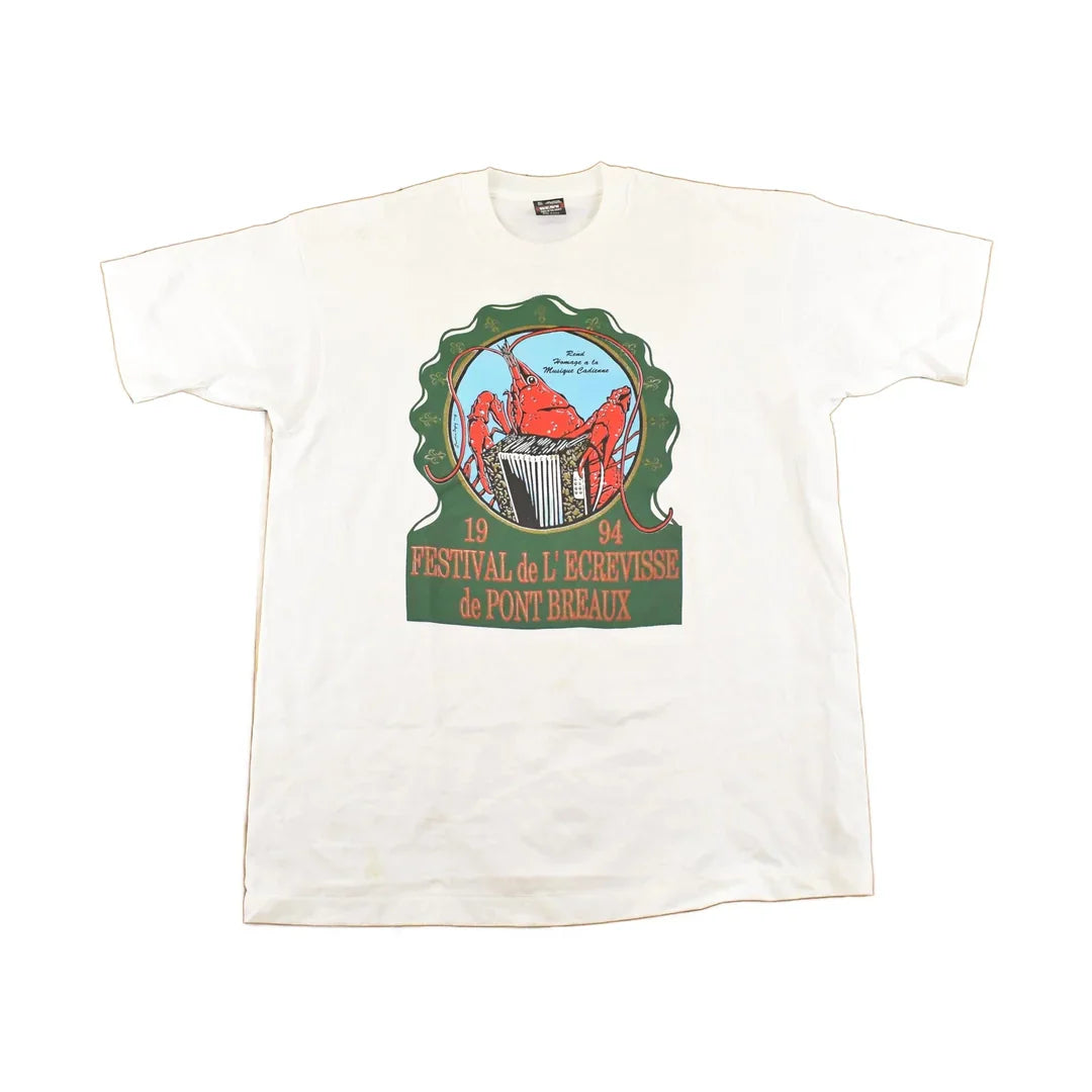 Vintage 1994 Lobster Festival Souvenir Travel T-Shirt Men's XL from propervintagecanada
