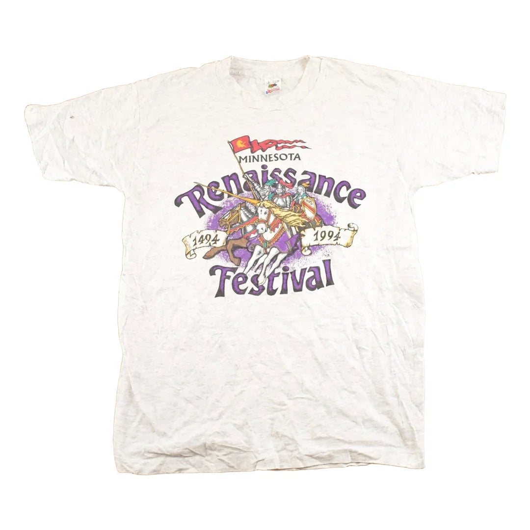 Vintage 1994 Minnesota Renaissance Festival Souvenir Travel T-Shirt Mens M from propervintagecanada