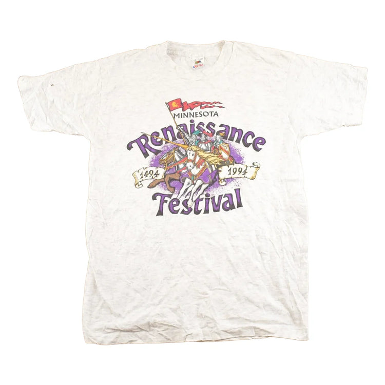 Vintage 1994 Minnesota Renaissance Festival Souvenir Travel T-Shirt Mens M from propervintagecanada