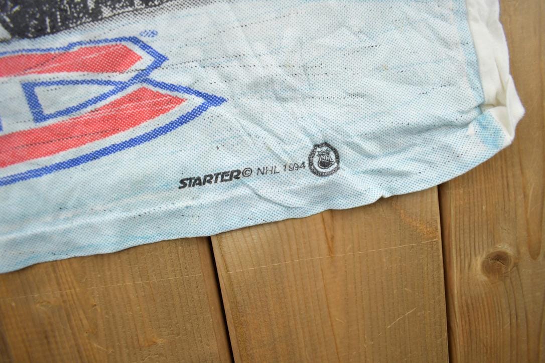 Vintage 1994 Montreal Canadiens NHL All Over Print Graphic T-Shirt Men's Medium from propervintagecanada