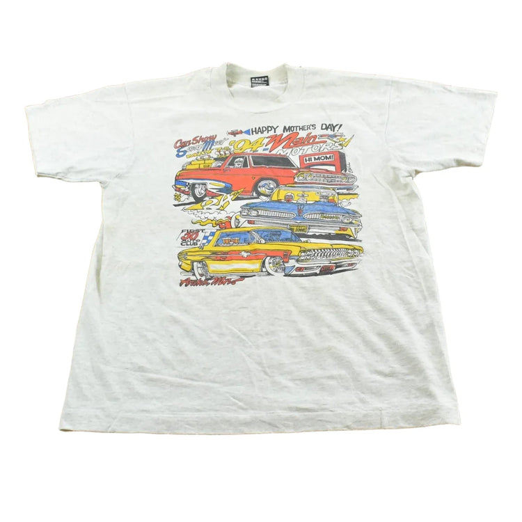 Vintage 1994 Mother Day Aroka Minnesota Car Show Swap Meet Souvenir T-Shirt Men's L from propervintagecanada