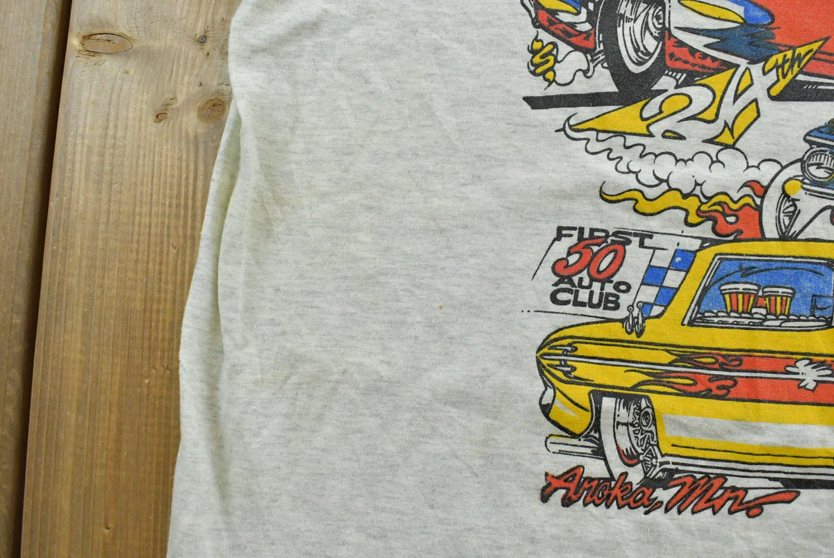 Vintage 1994 Mother Day Aroka Minnesota Car Show Swap Meet Souvenir T-Shirt Men's L from propervintagecanada