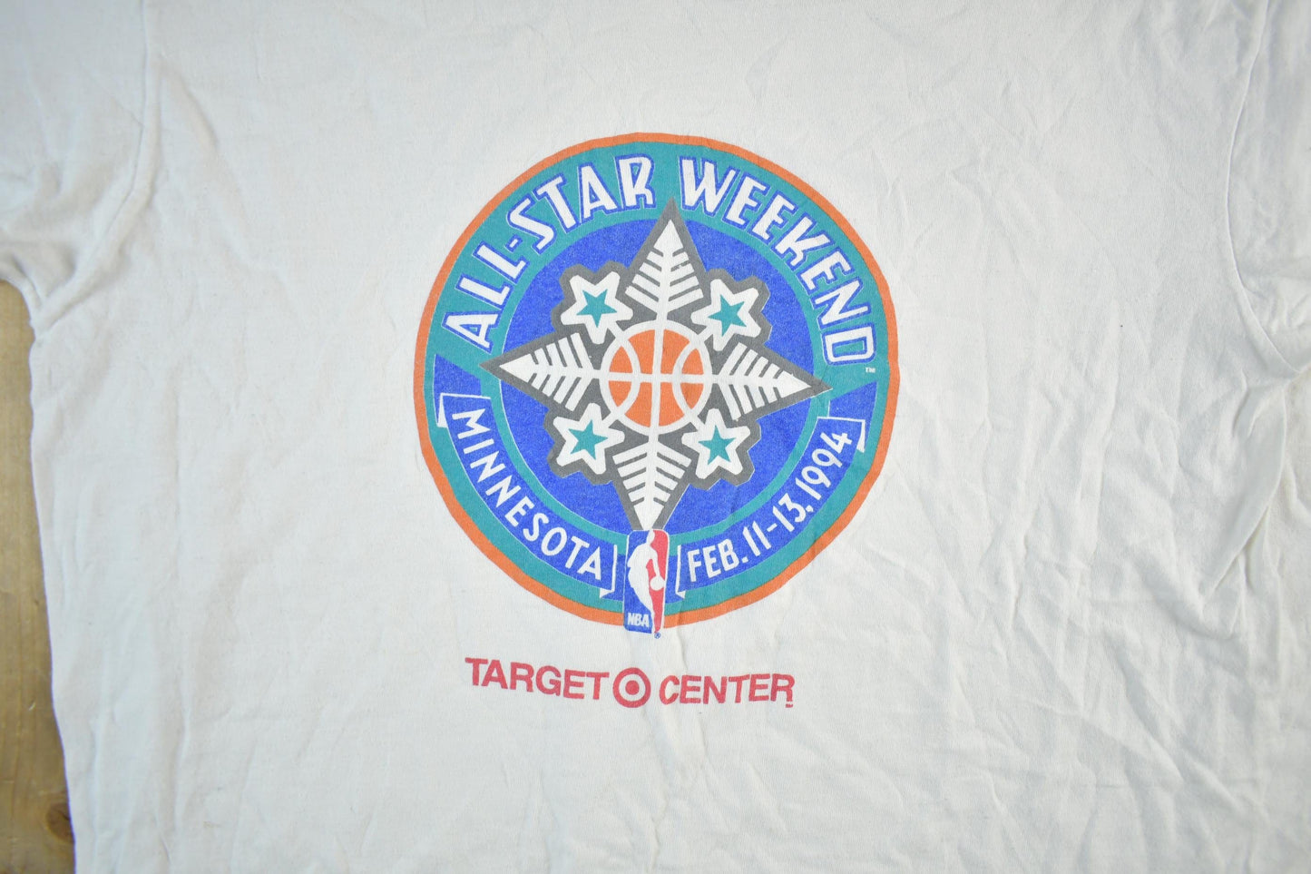 Vintage 1994 NBA All Star Weekend Minnesota Graphic T-Shirt Men's XL