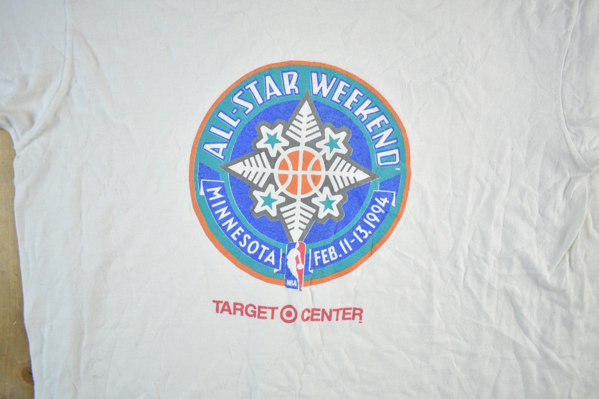 Vintage 1994 NBA All Star Weekend Minnesota Graphic T-Shirt Men's XL