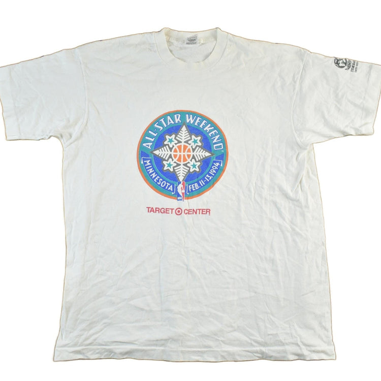 Vintage 1994 NBA All Star Weekend Minnesota Graphic T-Shirt Men's XL from propervintagecanada