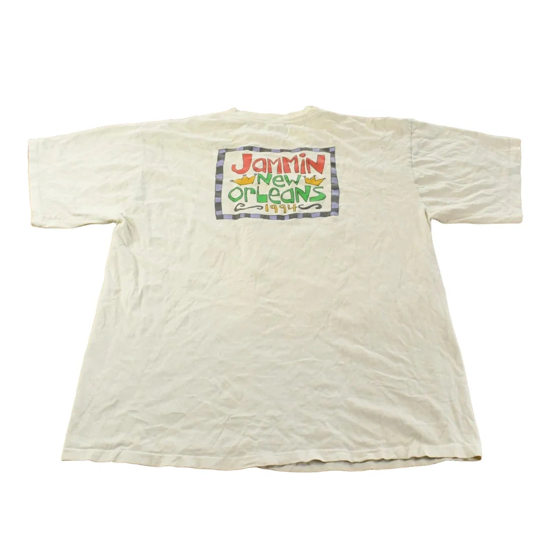Vintage 1994 New Orleans Jammin Festival Sasha Milby T-Shirt Men's XL from propervintagecanada