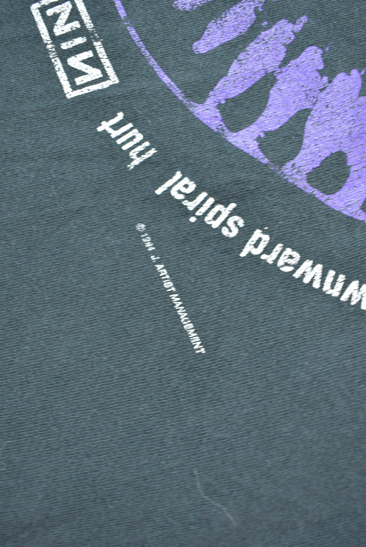 Vintage 1994 Nine Inch Nails The Downward Spiral Tour T-Shirt from propervintagecanada