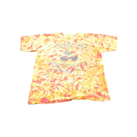 Vintage 1994 Not Fade Away Woodstock Music Festival Tie Dye T-shirt Mens XL from propervintagecanada